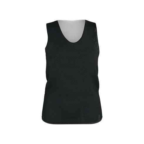 Badger Sport Womens Reversible Mesh Tank, Sizes 2XL-4XL (A00134-028308), Color 'Black/White'
